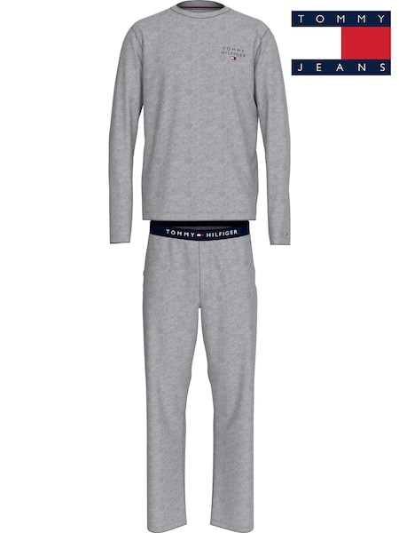Tommy Hilfiger Long Sleeved Jersey 100% Cotton Pyjamas Set (AC2277) | €82