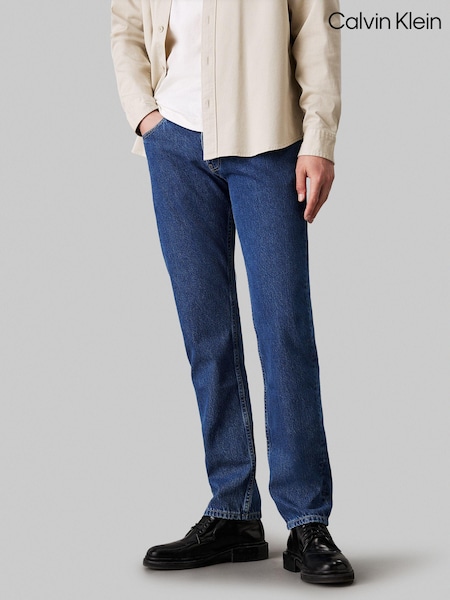 Calvin Klein Blue Slim Fit Straight Jeans (AC2291) | €64