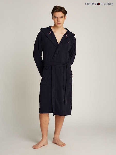 Tommy Hilfiger Tommy Hilfiger Blue Hooded Dressing Gown (AC2294) | 63 €
