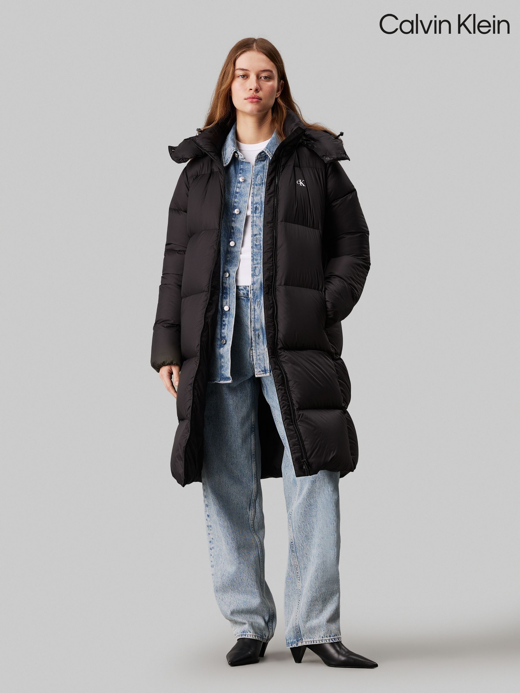Calvin klein anorak hooded coat 2025