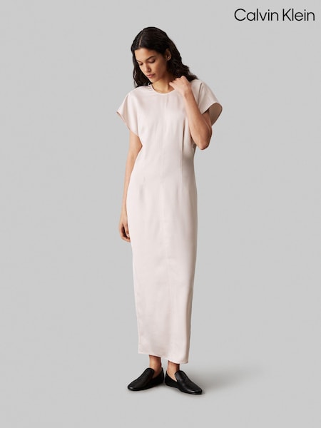 Calvin Klein Structured Satin Ankle Dress (AC2313) | 164 €