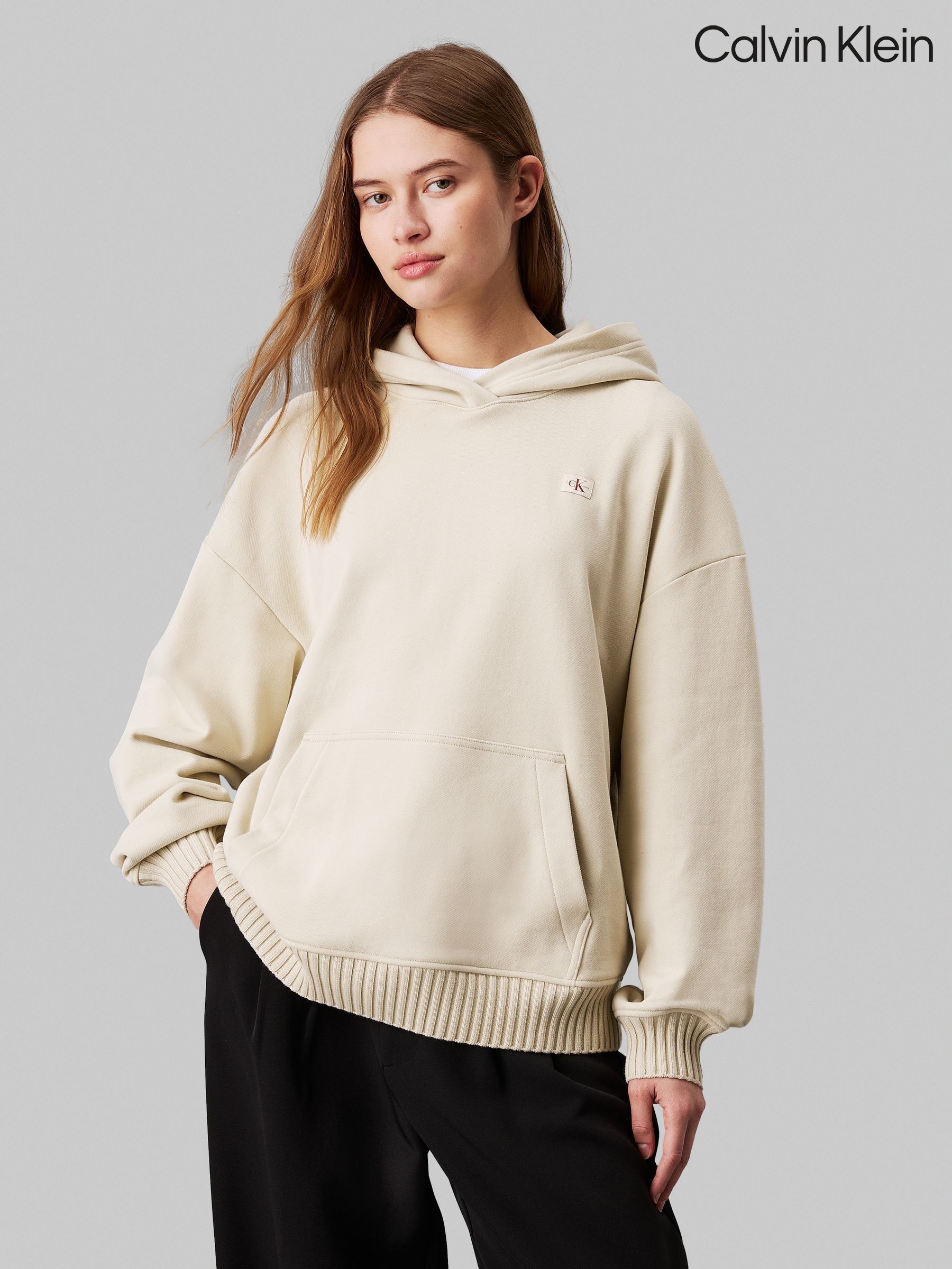 Calvin klein hoodie zip on sale