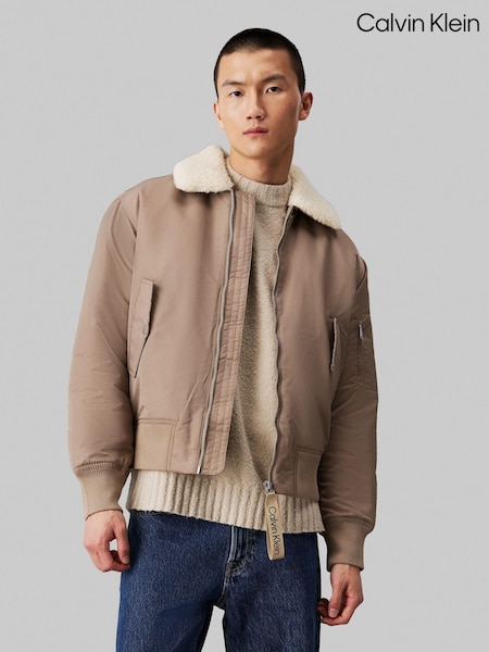 Calvin Klein Sherpa Aviator Jacket (AC2338) | €119