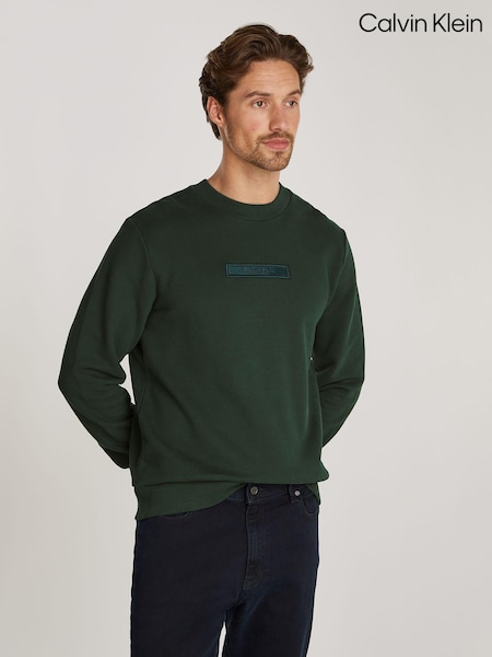 Calvin Klein Blue Embroidered Logo Sweatshirt (AC2352) | €78