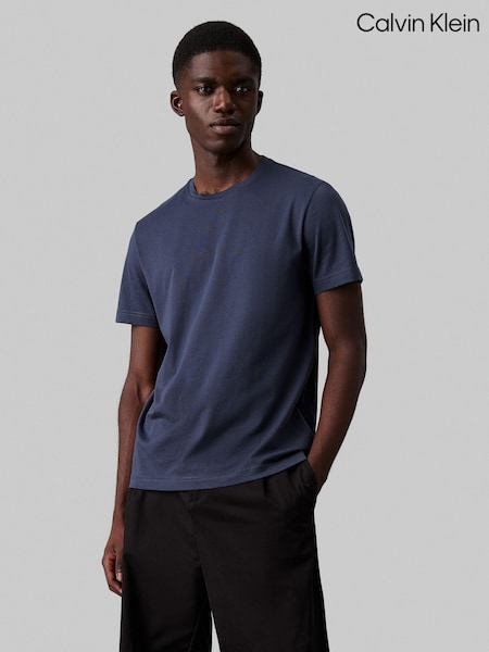 Calvin Klein Aqua Blue Liquid Touch T-Shirt (AC2360) | 136 QAR
