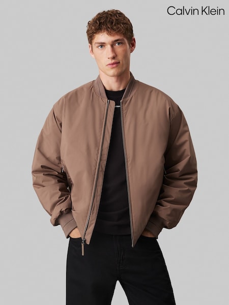 Calvin Klein Brown Hero Sport Bomber Jacket (AC2388) | €255