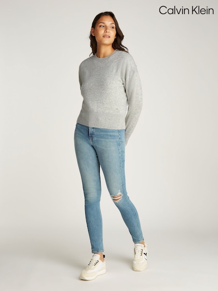 Calvin Klein Cashmere Crew Neck Long Sleeved Jumper (AC2417) | 1,199 LEI