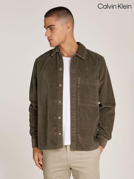 Calvin Klein 100% Cotton Corduroy Overshirt (AC2418) | ‏349 د.إ.‏