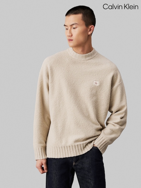 Calvin Klein Natural Boucle Boxy Jumper (AC2424) | R$ 1,285