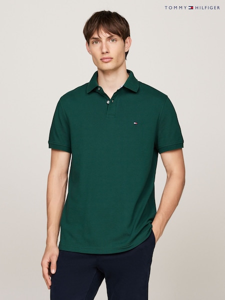 Tommy Hilfiger Green 1985 Regular Fit Polo Shirt (AC2461) | 239 SAR