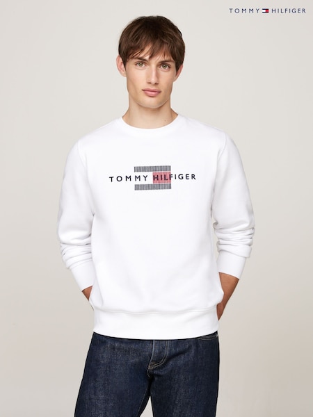 Tommy Hilfiger Flag Embroidered Sweatshirt (AC2518) | AED349