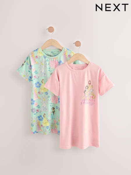 Pink Disney Princess Nighties 2 Pack (2-12yrs) (AC2520) | €27 - €32