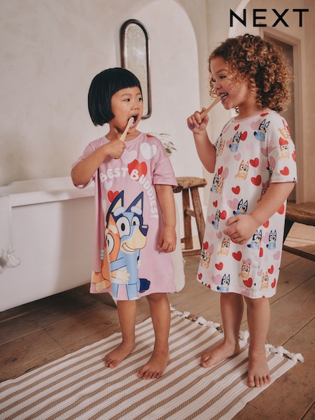 ורוד - Bluey Nighties 2 Pack (2-8yrs) (AC2525) | ‏80‏₪ - ‏88‏ ₪