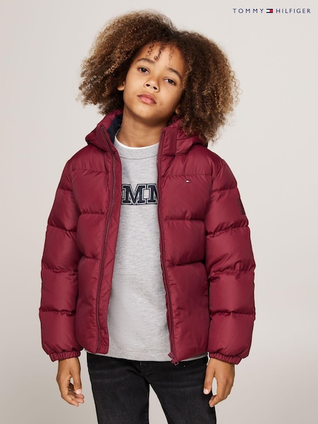 Tommy Hilfiger Red Boys Essential Down Puffer Jacket (AC2535) | 7,810 UAH