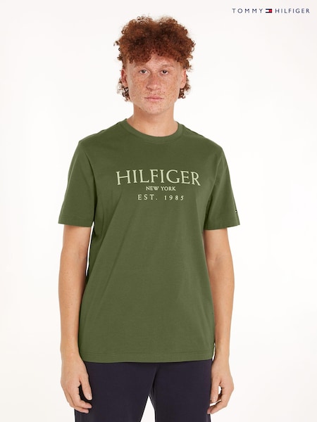 Tommy Hilfiger Green 100% Cotton T-Shirt (AC2566) | 198 QAR