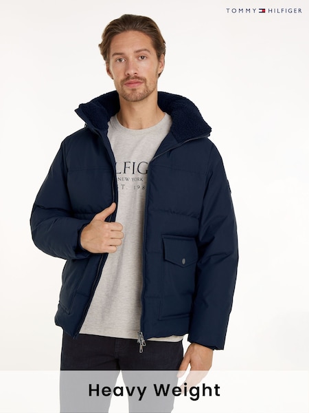 Tommy Hilfiger Blue Rockie Utility Hooded Jacket (AC2579) | €424