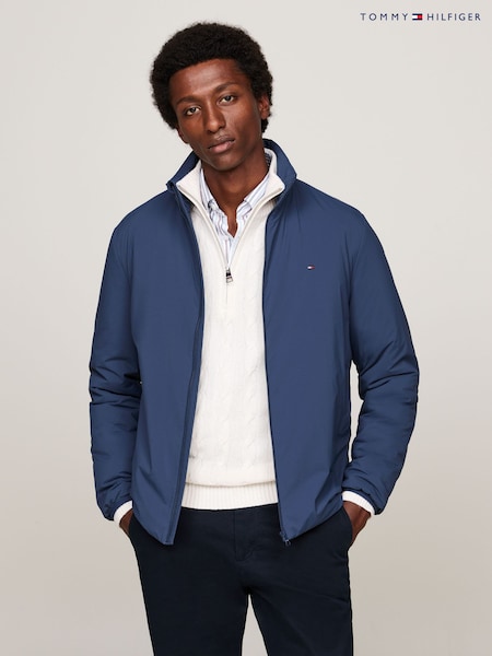 Tommy Hilfiger Blue Lightweight Zip Up Sweatshirt (AC2608) | ‏1,056‏₪