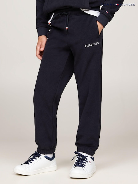 Tommy Hilfiger Blue Unisex Polar Fleece Joggers (AC2678) | €72