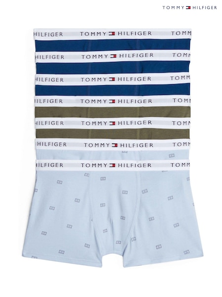 Tommy Hilfiger Blue Signature Essential Print Trunks 2 Pack (AC2695) | ‏204 د.إ.‏