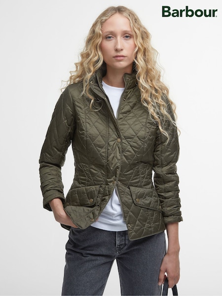 Barbour® Green Flyweight Cavalry Quilt Jacket (AC2697) | €256
