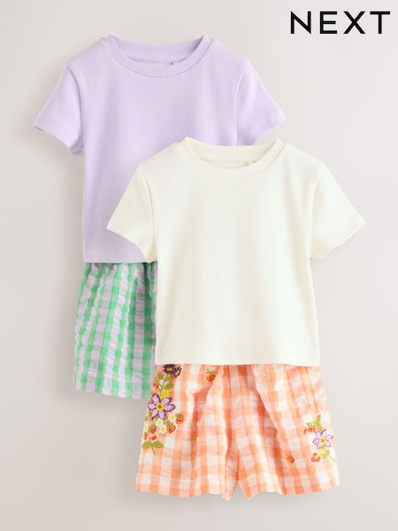 Green/Orange Short Pyjamas 2 Pack (3-16yrs) (AC2720) | €34 - €44