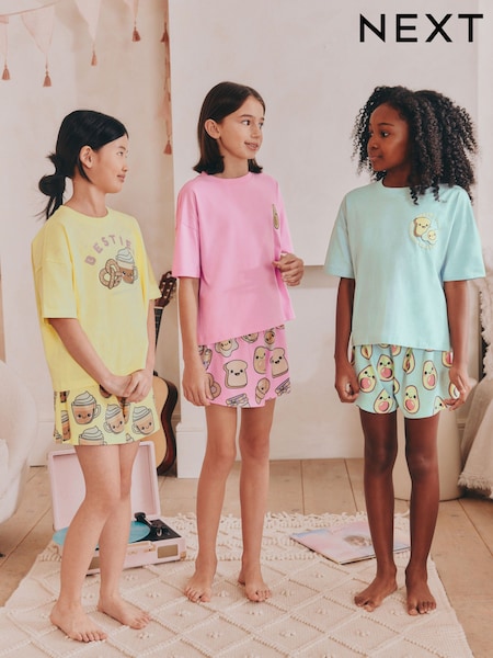 Rosa/azul - Pyjamas 3 Pack (3-16yrs) (AC2739) | 37 € - 47 €