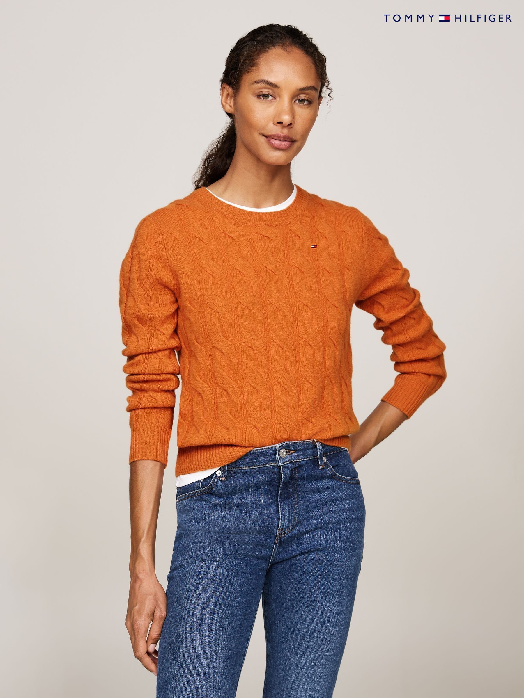 Tommy hilfiger round neck jumper best sale