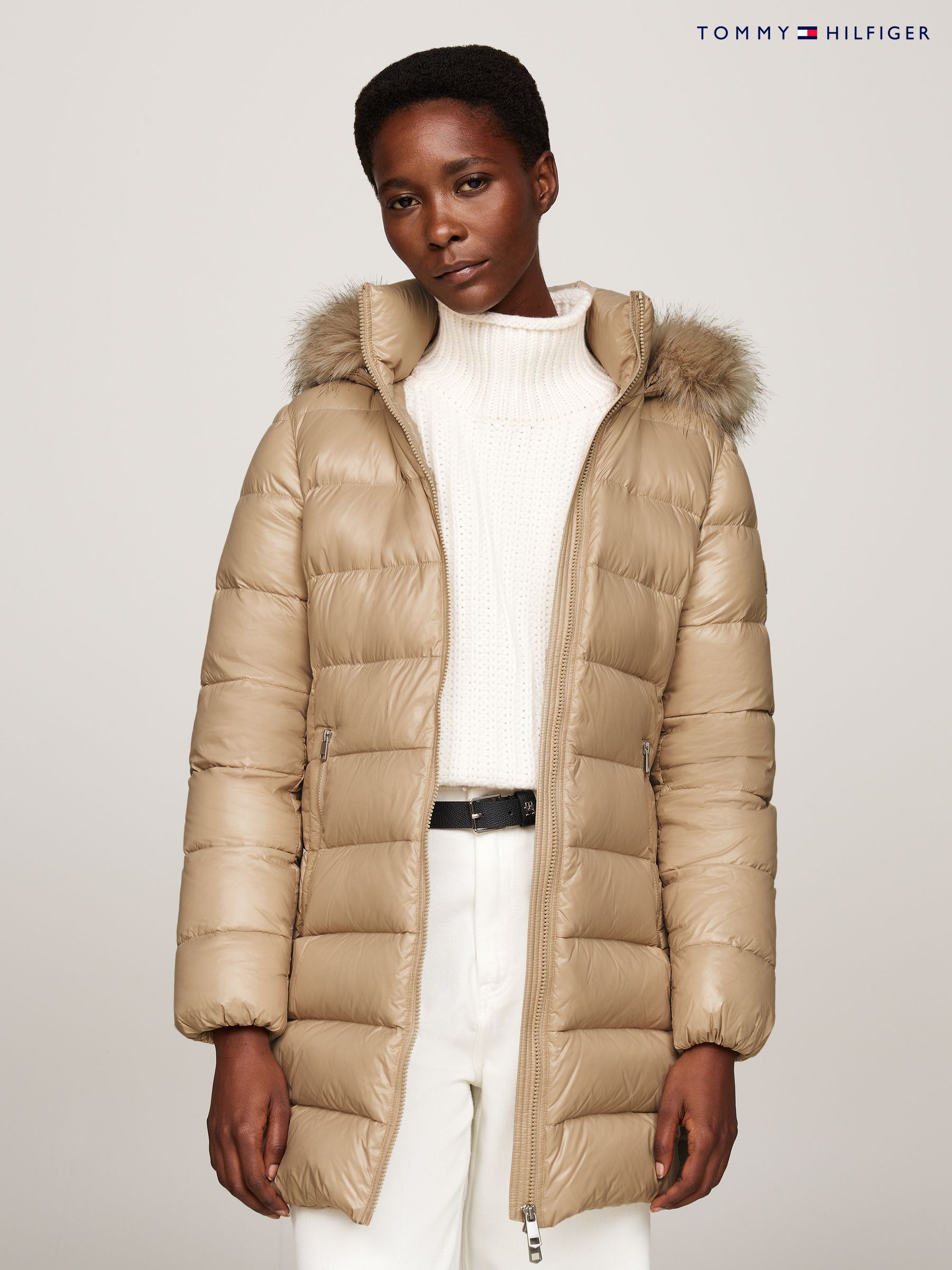 Women s Coats Tommy Hilfiger Heavy Weight Casual Coatsandjackets Next United Arab Emirates