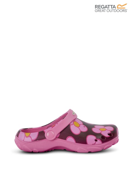 Regatta Pink Kids' Orla Kiely Clogs (AC2991) | ₪91