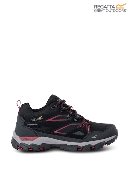 Regatta Black Womens Holcombe III Low Waterproof Walking Boots (AC3000) | ₪317