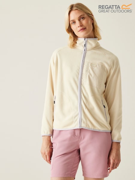 Regatta Cream Womens Lilana Full Zip Fleece (AC3012) | ₪176
