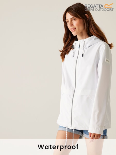 Regatta White Womens Bayletta II Waterproof Jacket (AC3057) | ₪282