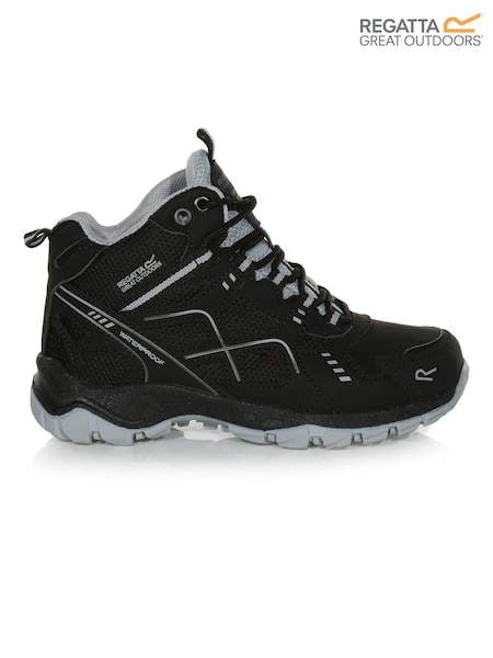 Regatta Black Kids Vendeavour Walking Boots (AC3060) | AED204