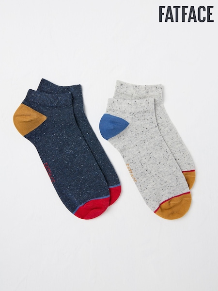 FatFace Multicolour 2 Pairs of Trainer Socks (AC3169) | € 11