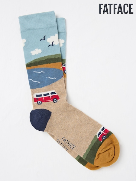 FatFace Multi Campervan Men's Socks (AC3178) | €11