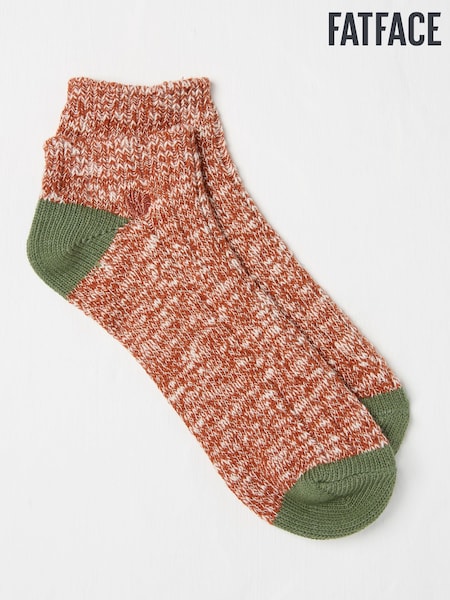 FatFace Brown Trainer Socks (AC3194) | €11