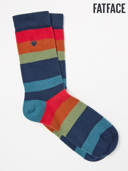 FatFace Multi Cosy Striped Socks (AC3196) | €11