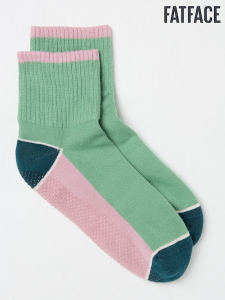 FatFace Green Yoga Socks (AC3281) | AZN 20