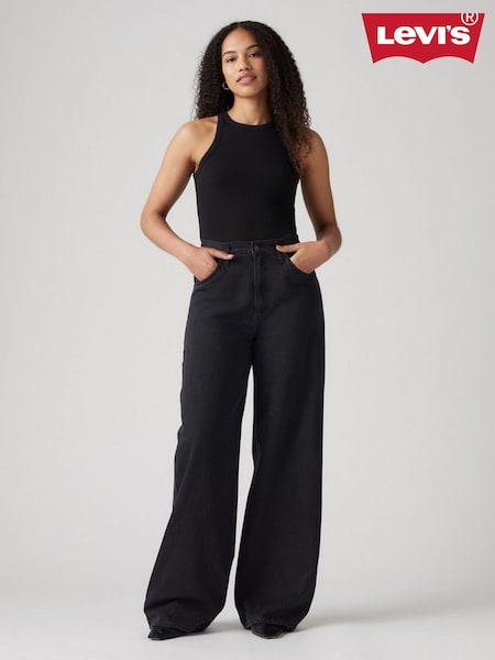 Levi's® Capturing Moments Wide Fit Cinched Baggy 100% Cotton Jeans (AC3392) | LEI 521