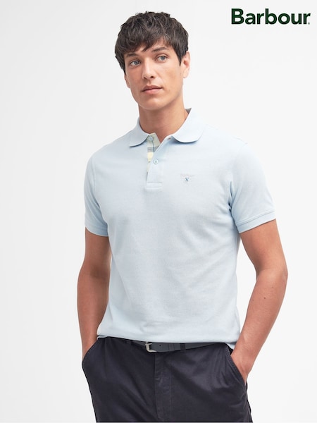 Barbour® Niagara Mist 100% Cotton Classic Polo Shirt (AC3397) | 407 QAR