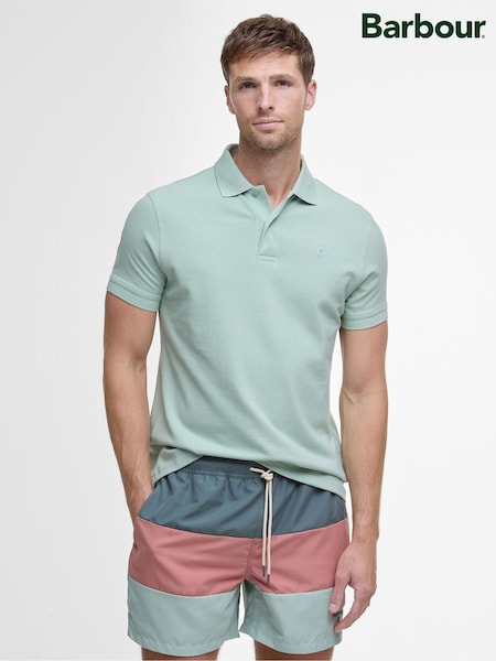 Barbour® Green 100% Cotton Classic Polo Shirt (AC3411) | €86