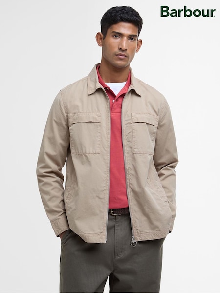 Barbour® Natural 100% Cotton Glendale Overshirt (AC3427) | €205