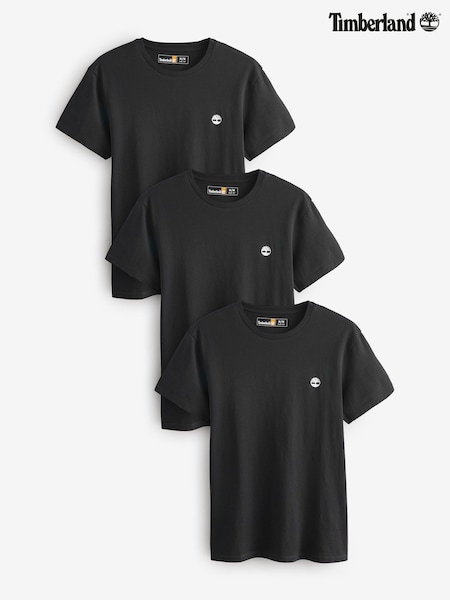 Timberland Dunstan River 100% Organic Cotton T-Shirts 3 Pack (AC3450) | ₪426