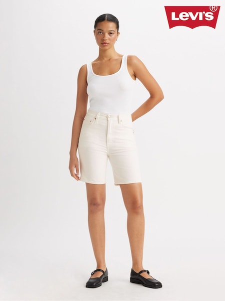 Levi's® White Shaping Bermuda Denim Shorts (AC3466) | €92