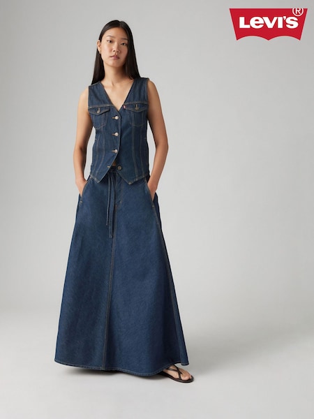 Levi's® XL Maxi 100% Cotton Denim Skirt (AC3494) | €158
