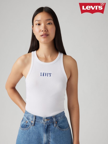 Leuchtend Weiss - Levi's – Graphic Gemini Tanktop aus 100 % Baumwolle (AC3512) | 38 €