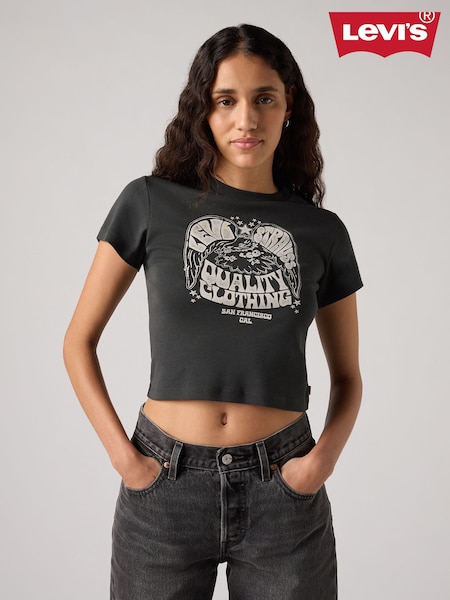 Levi's® Black Essential Sporty 100% Cotton T-Shirt (AC3516) | €37