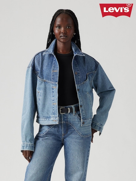 Levi's® Ironic Iconic Shrunken 90s Trucker 100% Cotton Denim Jacket (AC3592) | €172