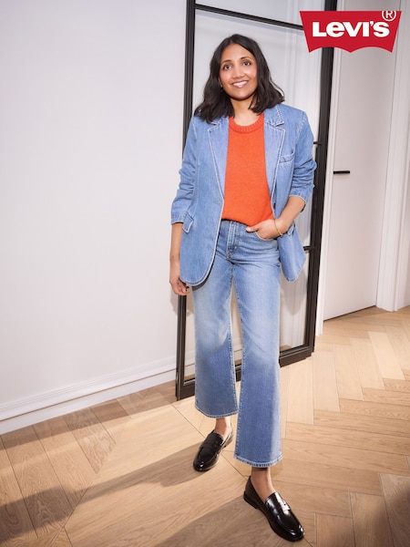 Levi's® Blue Stella Relaxed Denim 100% Cotton Blazer (AC3594) | €199