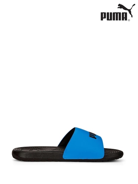 Puma Blue Unisex Cool Cat 2.0 Kids Slides (AC3617) | $28